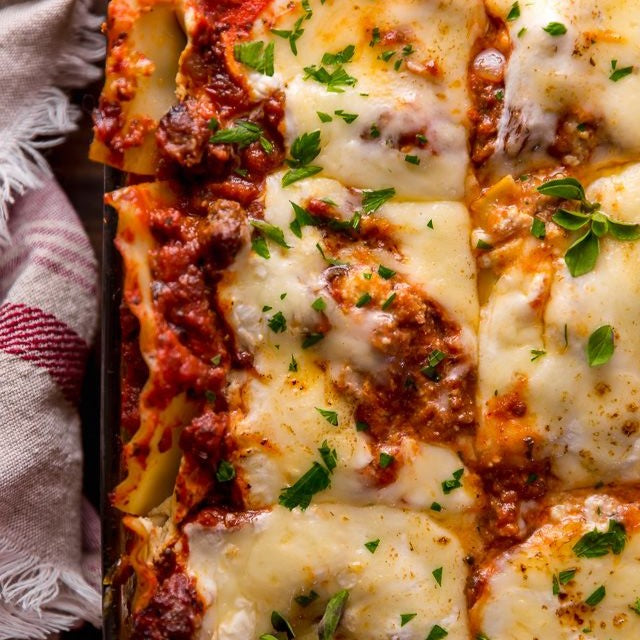 LASAGNE AL RAGU' PRONTE A CUOCERE(PORZ. 4 PERSONE)
